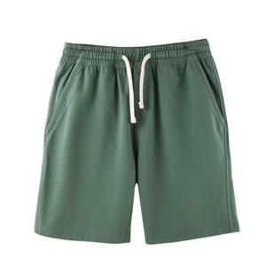 Shorts à taille élastique pour hommes, en coton, décontractés, légers, confortables, tissu doux, vêtements d'été - Product Image 5