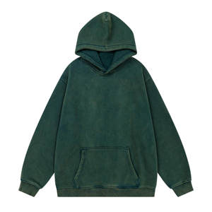 Sweat-shirt homme surdimensionné, délavé et usé, 100% coton, tissu éponge français, haute qualité - Product Image 1