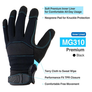 Gants mécaniques en cuir synthétique de qualité supérieure Amara, résistants à la chaleur, protection des mains, vente en gros, logo personnalisé - Product Image 5