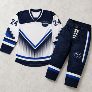 Premium Sublimation Uniform Quick Dry Performance Sport Apparel Team Wear Comfortable Top Supplier New Trendy Ice Hockey Uniform - Product Image 1