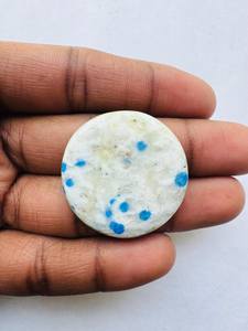 Pierre précieuse naturelle K2 Jasper, cabochon rond, pierre polie lisse pour la fabrication de bijoux et la vente en gros - Product Image 4