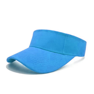 Achetez notre visière solaire personnalisée bleue au prix de gros |   Disponible en gros avec couleurs personnalisées - Product Image 5