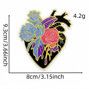 Custom <b>Animal</b> Theme Embroidery Logo Patch Factory OEM Iron on Sew on Badge for Clothing Bags Caps Hats Garment - Product Image 3