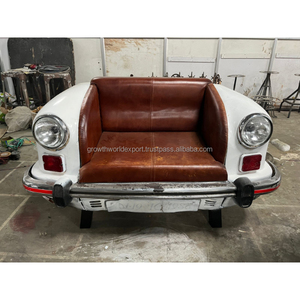 Canapé en cuir d'automobile de qualité supérieure canapé de salon 2 places meubles pour la maison mobilier industriel canapé de luxe de style européen chaud - Product Image 2