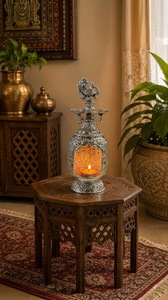 Traditional Peacock Tealight Lamp - Product Image 2