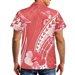 Men's Floral Print <b>Hawaiian</b> Short Sleeve Button-Up <b>Shirt</b> Casual Tropical Tops for Summer Beach Vacation Aloha Style - Product Image 2