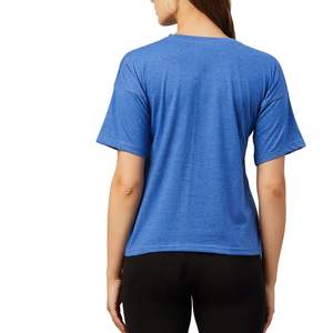 Camiseta Gráfica Personalizada para Mujer, 100% Algodón, Manga Corta, Corte Holgado Informal, Camiseta Estampada, Precio de Fábrica al por Mayor OEM - Product Image 6