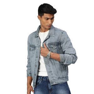 Chaquetas Vaqueras de Moda para Hombre, Últimos Modelos en Venta, Chaqueta Vaquera Personalizada de Manga Larga para Hombre - Product Image 6