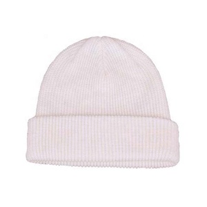 Unisex Solid Color Knitted Beanie <b>Hat</b> 56-58CM Winter Casual Cap for Adults <b>Navy</b> Blue Red White Gray - Product Image 4
