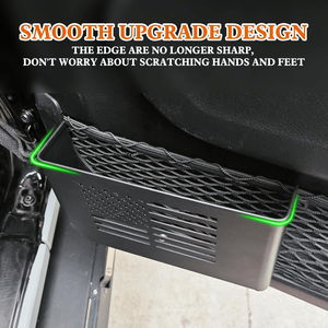 Organisateur de voiture pour Jeep Wrangler JL JLU Gladiator JT 2018-2026, boîte de rangement pour porte avant avec insert latéral de porte - Product Image 3