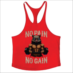 เสื้อกล้ามผู้ชายพรีเมียม ผ้าฝ้าย ระบายอากาศดี ทรงสปอร์ต นุ่มสบาย ใส่ลำลองในฤดูร้อน สีพื้นเรียบๆ ขายส่ง - Product Image 3