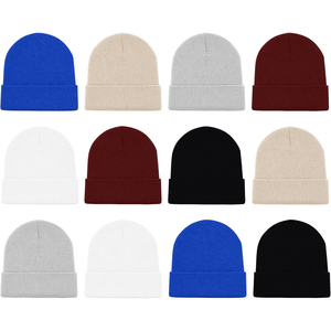 Gorro de Punto de Camuflaje Unisex de Moda, 100% Acrílico, Gorro de Invierno para Adultos de 56-58 cm, Estilo Casual para Exteriores - Product Image 4
