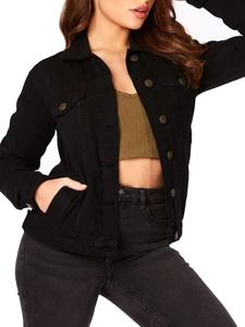 Chaquetas Vaqueras Azules Deslavadas con Múltiples Bolsillos, Cárdigan Informal de Manga Larga para Mujer, Primavera-Otoño 2026 - Product Image 3