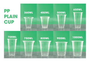 Quang Quan ถ้วยพลาสติก PP ใสผนังด้านเดียวแบบใช้แล้วทิ้งถ้วยชามะนาวของหวานแบบปั่นพร้อมฝาปิด - Product Image 6