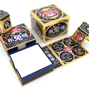 เกมเมมโมรูปเปลือกหอยรักษ์โลกพร้อมค้อนกระต่ายและคลิปแม่เหล็กสำหรับติดกระดาษโน้ตในซูเปอร์มาร์เก็ต ช่วยคลายเครียด - Product Image 2