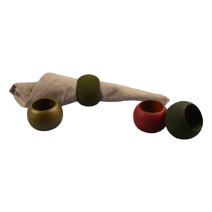 Porte-serviettes décoratif de table au design élégant pour la maison, finitions multicolores pour les fêtes - Product Image 1