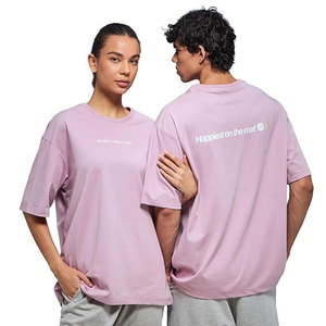 Camiseta holgada de manga corta para hombre, de peso pesado, con estampado moderno, top de verano, camiseta informal con hombros descubiertos, ropa de hombre de media manga - Product Image 1