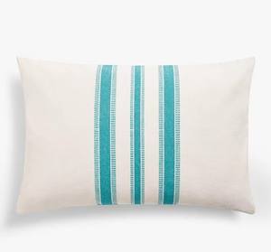 Funda de Cojín Decorativa de Algodón Nórdico a Rayas con Borlas y Flecos, Funda de Algodón para Cojín de Sofá, Cama o Sillón - Product Image 4