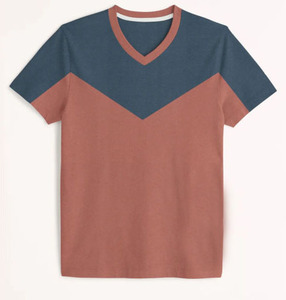 T-shirt rayé en coton peigné sublimé respirant, anti-boulochage, pour homme, décontracté, vente en gros 2026 - Product Image 1