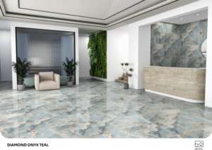 Dalle de porcelaine contemporaine polie et brillante 600x1200mm 60x120cm 24x48 pouces, grande surface décorative pour projets de luxe - Product Image 4