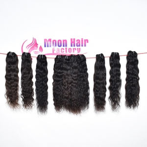 Extensiones de Cabello Humano 100% Puro, Ondulado, Estilo Brasileño, Cabello Virgen, Color Natural Negro, Sedoso, Suave y Resistente - Product Image 5