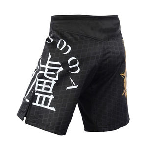 Shorts de boxe MMA personnalisés pour hommes, solides, non tissés, respirants, séchage rapide, haute qualité, nouvelle arrivée - Product Image 3