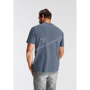 เสื้อยืดผู้ชายผ้าฝ้าย 100% ขายส่ง 220 GSM ทรงโอเวอร์ไซส์ พิมพ์ลายดิจิตอล โลโก้สั่งทำได้ ลายเรียบ ทรงปกติ ไม่มีขั้นต่ำในการสั่งซื้อ ผ้าไม่ถักทอ - Product Image 6