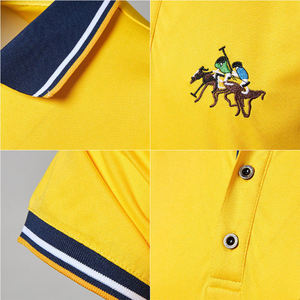 Polo de Alta Calidad para Hombre con Logotipo Personalizado, Transpirable, de Algodón, Ropa de Trabajo de Verano, Golf, Venta al Por Mayor - Product Image 4