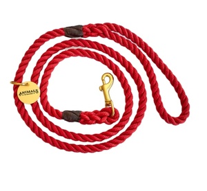 Rust Color Handmade Cotton Dog Rope <b>Leash</b> for Your Dog and Walking Customize Rope Leasj - Product Image 1