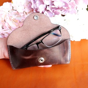 Vintage Classic Luxury Full Grain Leather Sunglasses <b>Case</b> Durable Water Resistant Lightweight Soft Lining Bulk Export Quality - Product Image 6