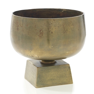 Ensemble de 3 bols à pied cannelés en laiton vintage, emboîtables, écologiques, pour centre de table de fête - Product Image 6