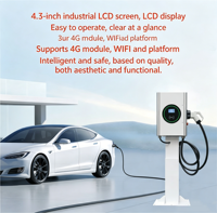 Chargeur mural pour véhicules électriques 30 kW DC CCS1 CCS2 NACS CHAdeMO GBT Blanc pour XiaoMI su7