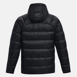 Blouson d'hiver pour homme, coupe classique, matelassé, chaud, coupe-vent, imperméable, à capuche, col montant, en toile respirante - Product Image 6