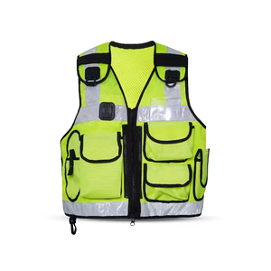 Gilet de sécurité 100 % polyester de qualité supérieure pour adultes, imperméable, respirant, logo personnalisable, nouveau style, vente en gros, meilleur design - Product Image 1