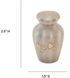 Urnas de Cremación para Mascotas de Acero Inoxidable, Modernas y de Lujo, para Cenizas de Perros, Hechas a Mano, Ecológicas, con Forma de Lágrima - Product Image 2