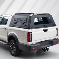 Capot de camion en aluminium pour Toyota Hilux/Ford Ranger avec benne de 5 pieds et accès arrière à pleine hauteur