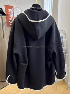 Alta calidad 100% algodón polar suelto media cremallera sudaderas Otoño Invierno gran tamaño pareja moda patrón impresión personalizada - Product Image 2