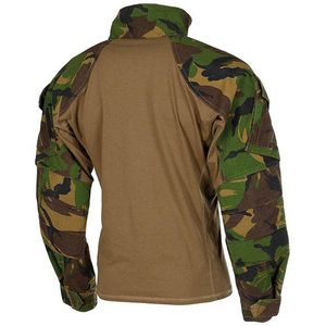 Men's Camouflage Tactical <b>Shirt</b> Full Sleeve Zipper Stand Collar Quick Dry Workwear Style Outdoor Casual <b>Shirts</b> - Product Image 3