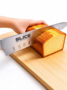 Cuchillo de Chef Seki Japan Wave Blade de 21 cm con Hoja de Acero Integral y Acabado Satinado |   Bakery Pro |   Gifu - Product Image 1