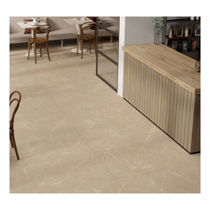 Matériau de surface architectural de qualité supérieure, carrelage en porcelaine imitation marbre 60x120cm, carrelage en porcelaine de qualité commerciale, finition marbre, résistant aux taches - Product Image 1