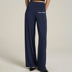 Premium Quality Soft Cotton Fleece Winter Wear Ladies High Street <b>Lace</b> Anti-static Sweatpants <b>Elastic</b> Waist Pants - Product Image 6