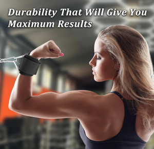 Sangles de poignet réglables en néoprène souple – Protection professionnelle pour machines à câbles – Ajustement universel – Sangles de fitness résistantes à l'usure - Product Image 5