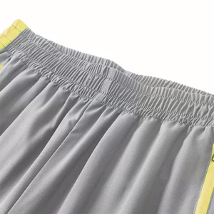 Men Gray <b>Polyester</b> <b>Tracksuit</b> Full Length Stand Collar Elastic Waist Side Pockets Casual Autumn Wear Regular Fit Solid Design Set - Product Image 5