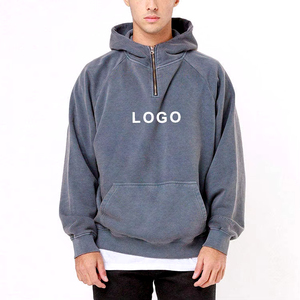 Sudaderas con Capucha Casuales de Moda para Hombre, de la Mejor Calidad, 100% Algodón, Transpirables, Talla Grande, Esenciales para el Invierno, Bordadas, OEM - Product Image 1