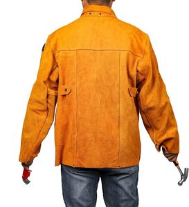 Vendeur vérifié sur Alibaba Vêtements de travail de sécurité Vestes en cuir pour le soudage productif Vêtements de soudage Meilleur prix Vestes de soudage industrielles - Product Image 1