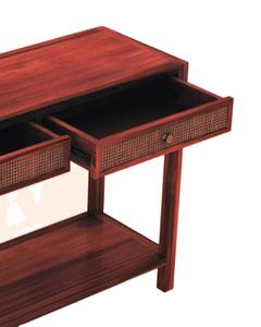 Table console sophistiquée au design moderne avec tiroirs tissés pour entrée de la maison Foyer Hôtels et villas pour meubles de salon - Product Image 5