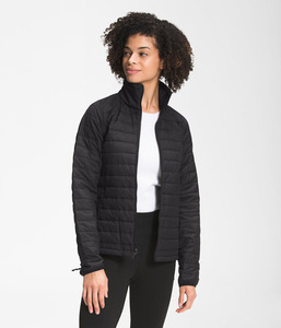 Abrigo de Invierno con Capucha para Mujer, Negro, Transpirable, de Lona, Manga Larga, Cierre de Cremallera, Impermeable, Informal, con Relleno de Poliéster - Product Image 5