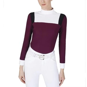 High Quality Manufacturing Women's Equestrian Shirts Full Sleeve <b>Horse</b> <b>Riding</b> Base Layer & Show Shirt <b>Tops</b> <b>Riding</b> Base Layers - Product Image 1