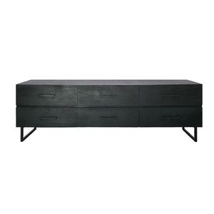 Mobile da soggiorno nero 86,5x20x30,5 - Product Image 3