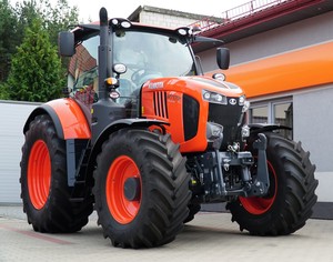 Tracteur Kubota M Series d'occasion pas cher, 60 CV, 4x4, robuste, pour travaux de construction, avec moteur et roulement pour pompe de boîte de vitesses à grande échelle, à vendre - Product Image 1